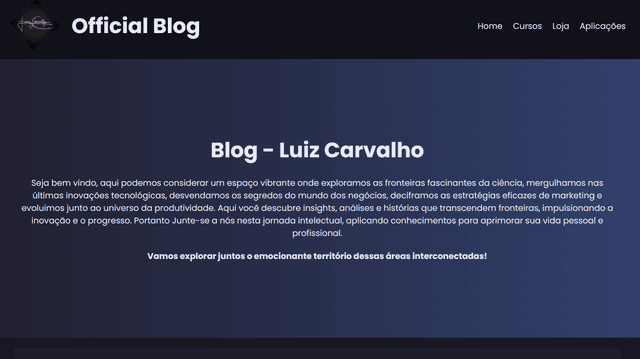 Luiz Carvalho Blog